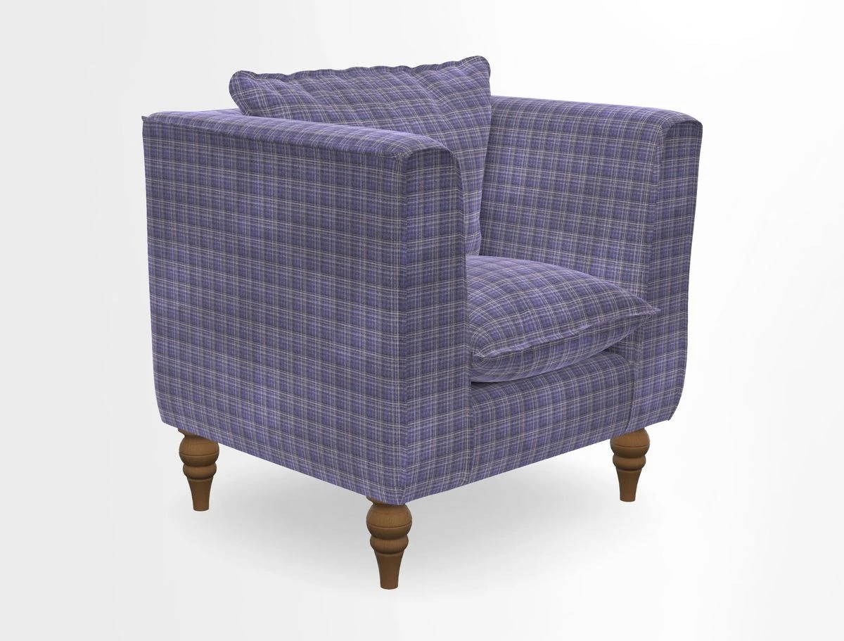 Aysgarth Chair in Two Tone Plain Biscuit