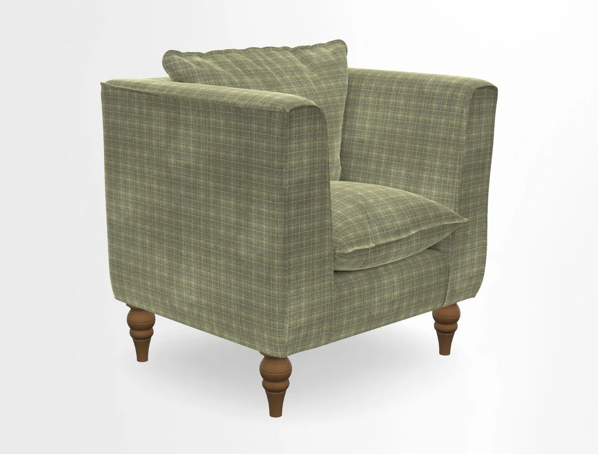 Aysgarth Chair in Two Tone Plain Biscuit