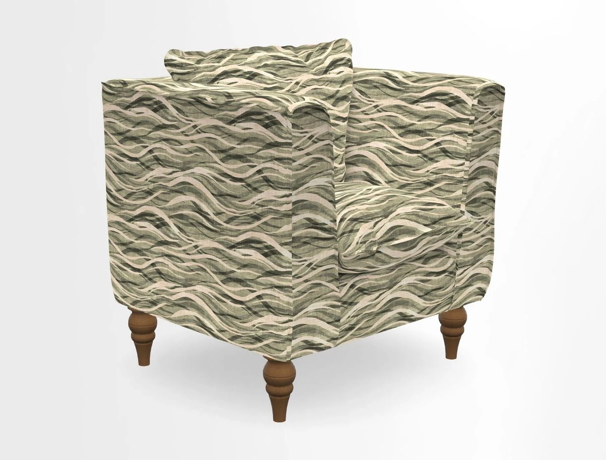 Aysgarth Chair in Two Tone Plain Biscuit