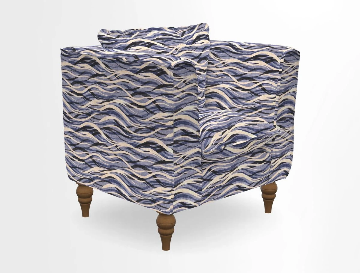 Aysgarth Chair in Two Tone Plain Biscuit