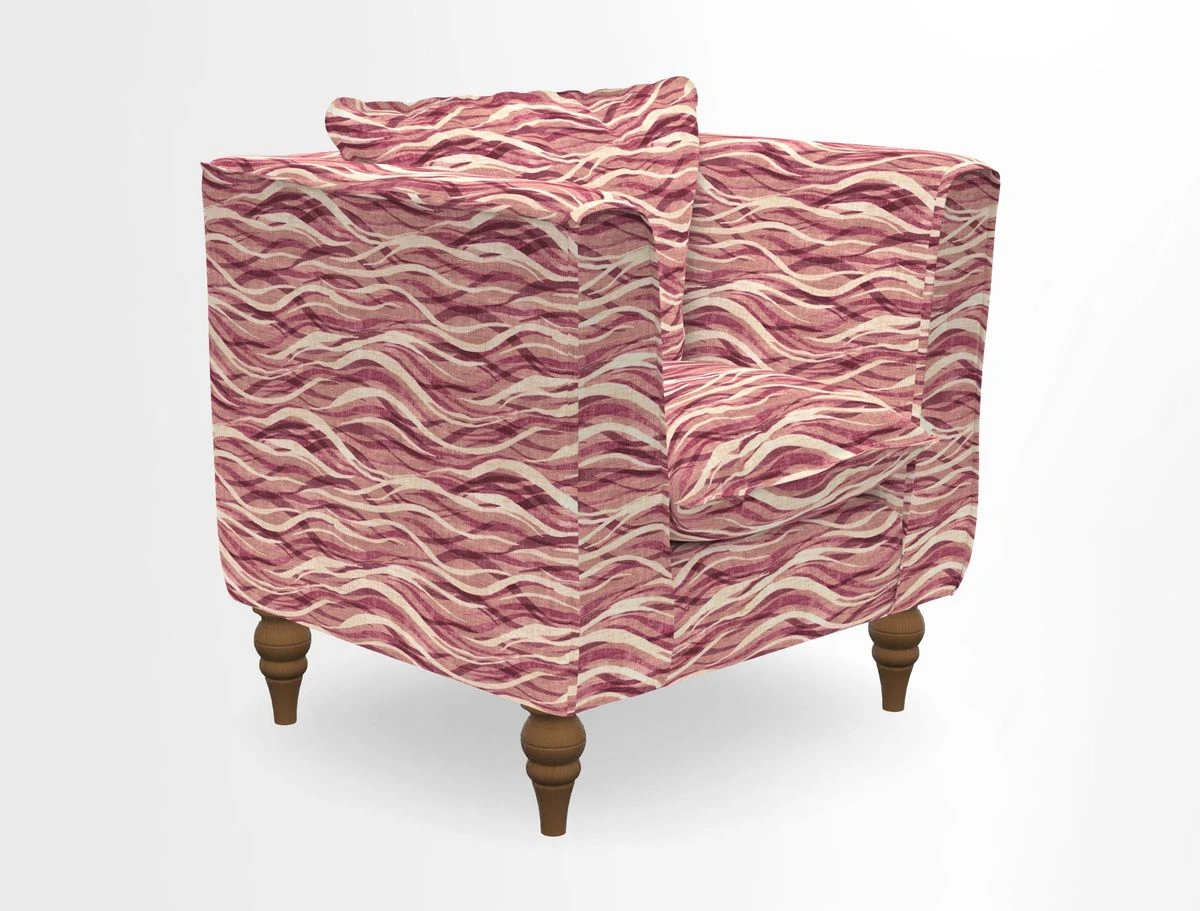 Aysgarth Chair in Two Tone Plain Biscuit