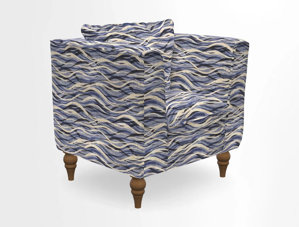 Aysgarth Chair in Two Tone Plain Biscuit