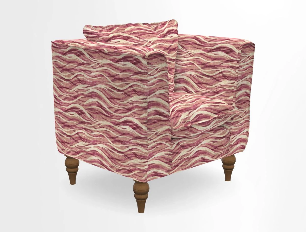 Aysgarth Chair in Two Tone Plain Biscuit