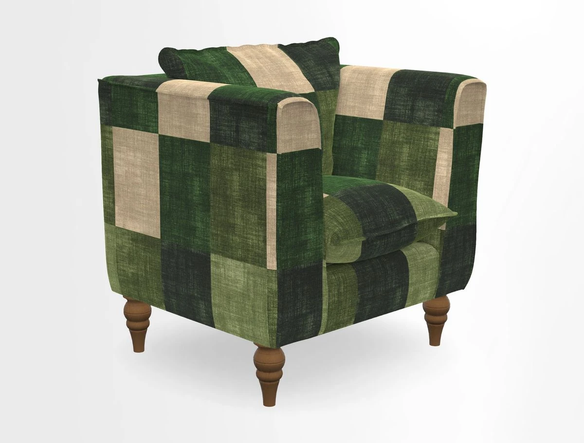 Aysgarth Chair in Two Tone Plain Biscuit