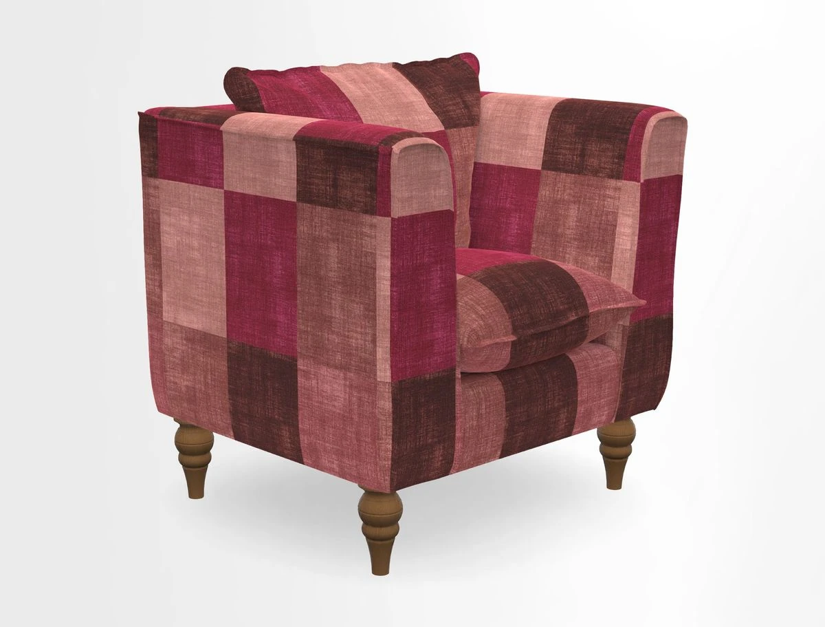 Aysgarth Chair in Two Tone Plain Biscuit