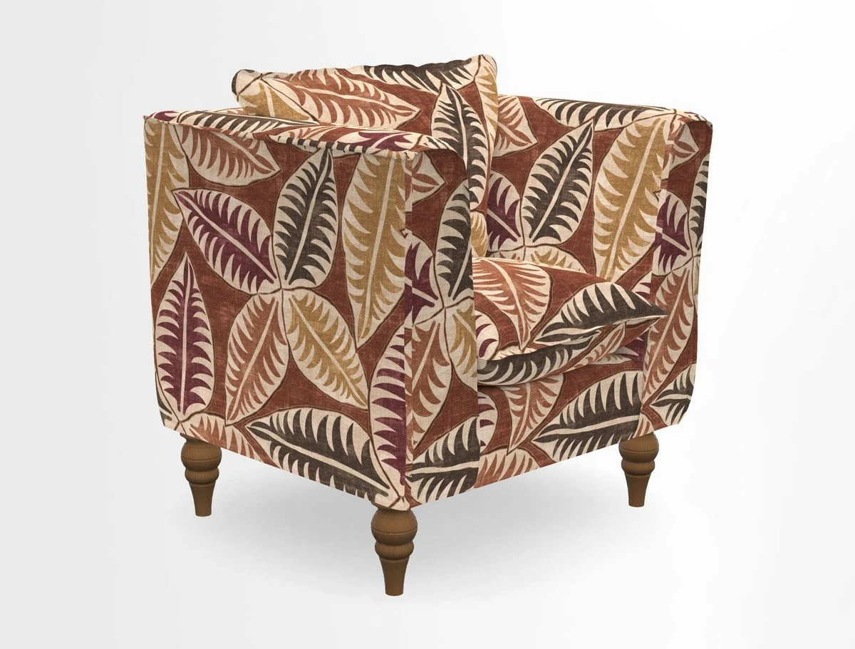 Aysgarth Chair in Two Tone Plain Biscuit
