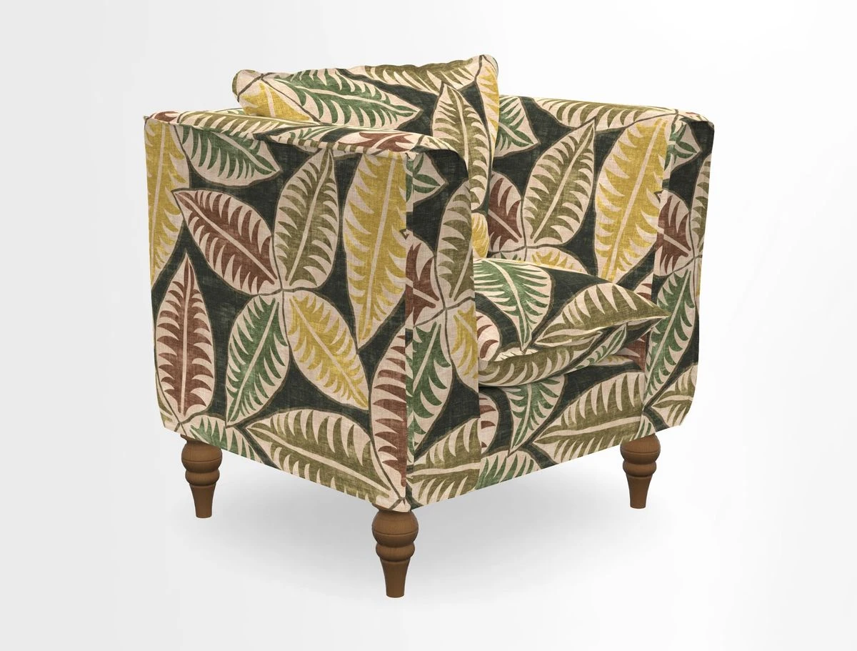 Aysgarth Chair in Two Tone Plain Biscuit