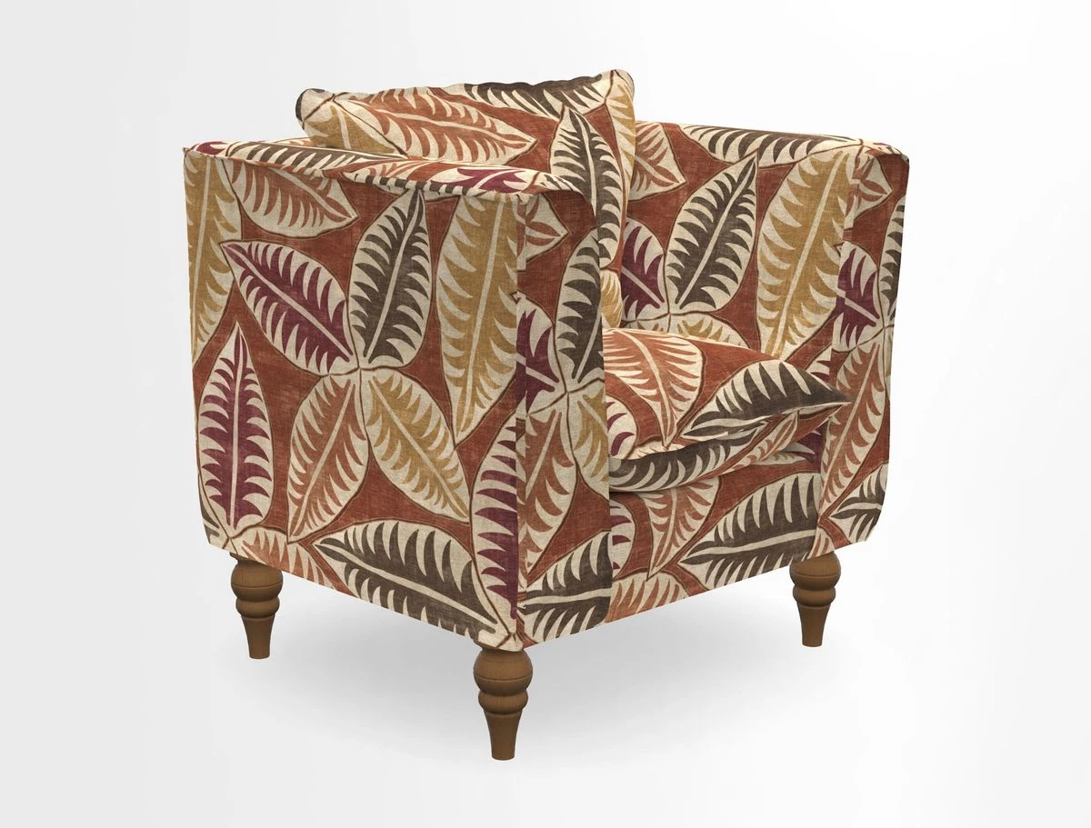 Aysgarth Chair in Two Tone Plain Biscuit