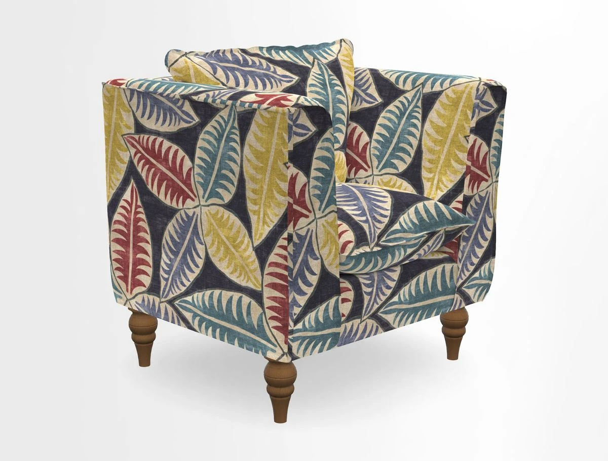 Aysgarth Chair in Two Tone Plain Biscuit