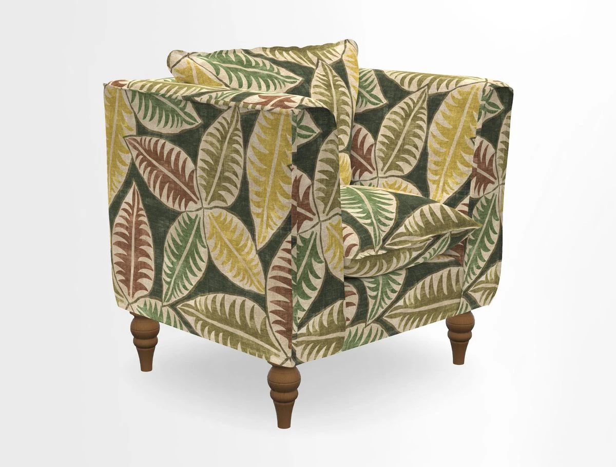 Aysgarth Chair in Two Tone Plain Biscuit