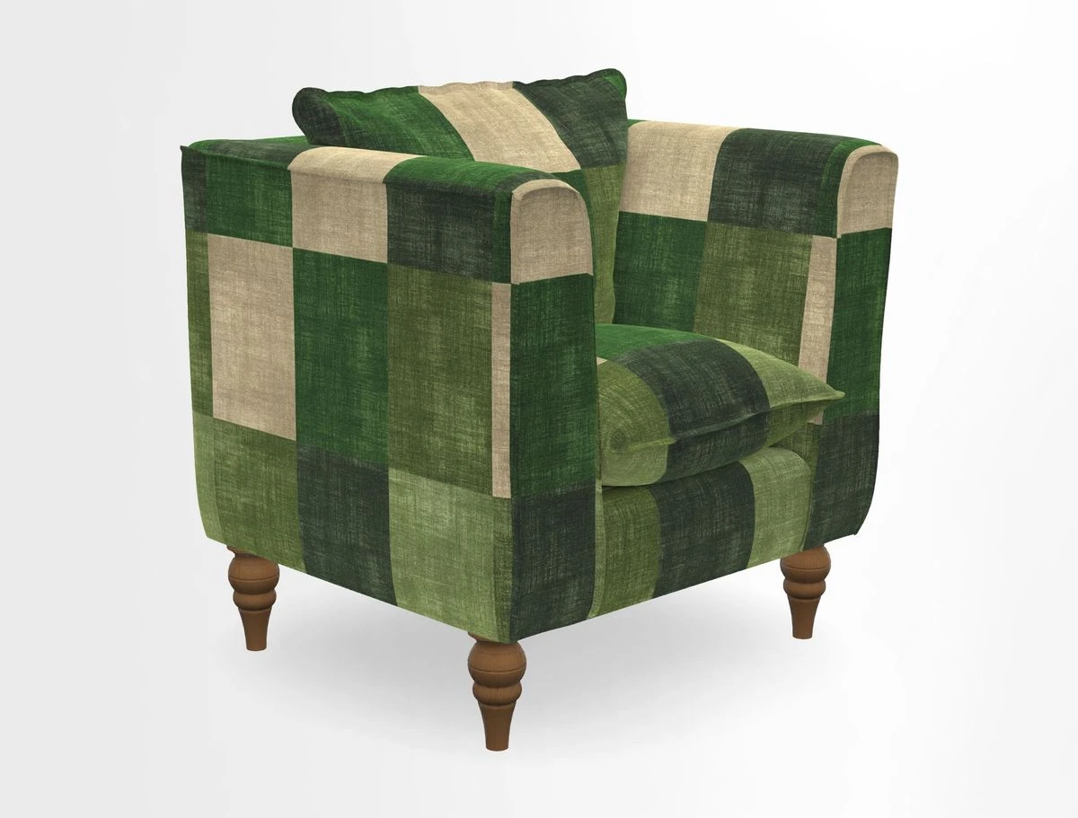 Aysgarth Chair in Two Tone Plain Biscuit