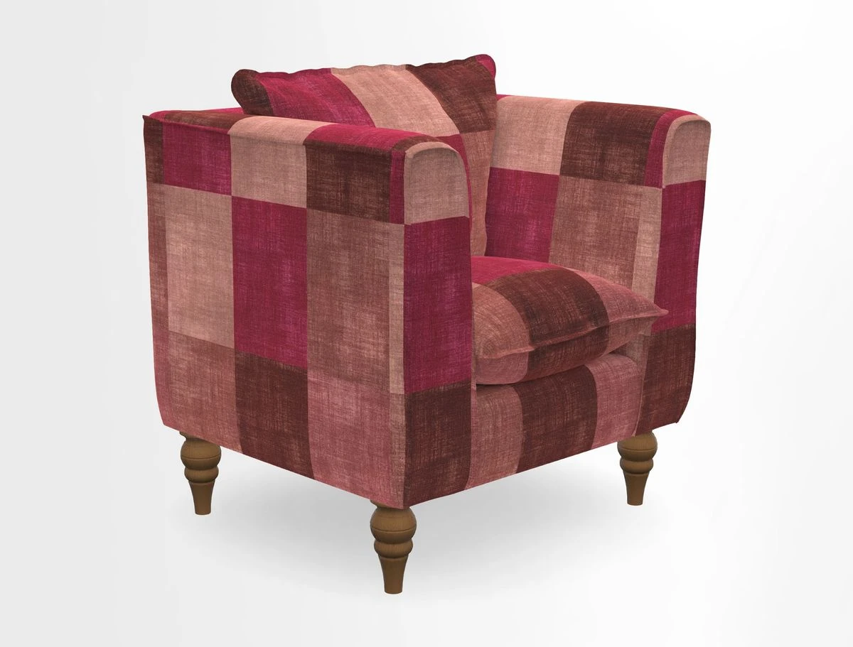 Aysgarth Chair in Two Tone Plain Biscuit
