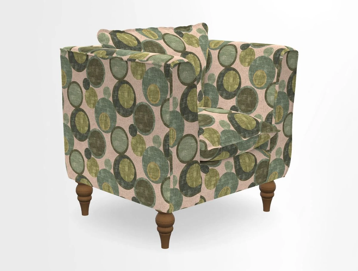 Aysgarth Chair in Two Tone Plain Biscuit