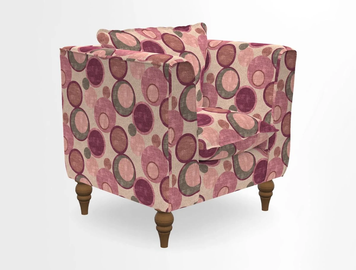 Aysgarth Chair in Two Tone Plain Biscuit