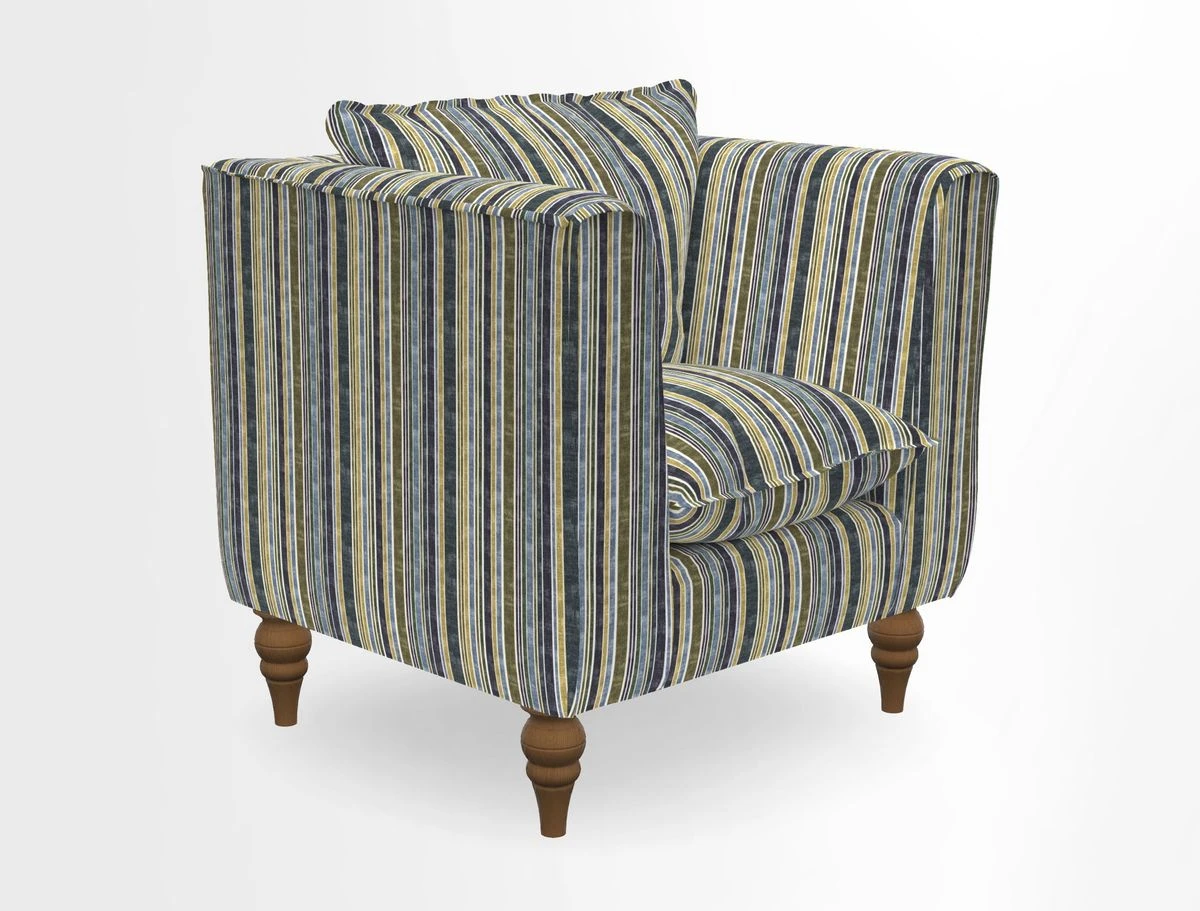 Aysgarth Chair in Two Tone Plain Biscuit