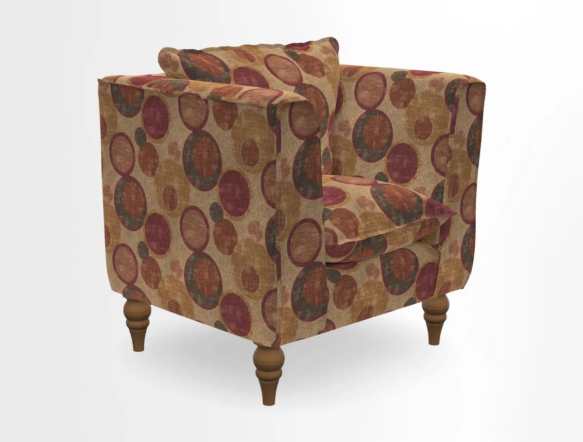 Aysgarth Chair in Two Tone Plain Biscuit