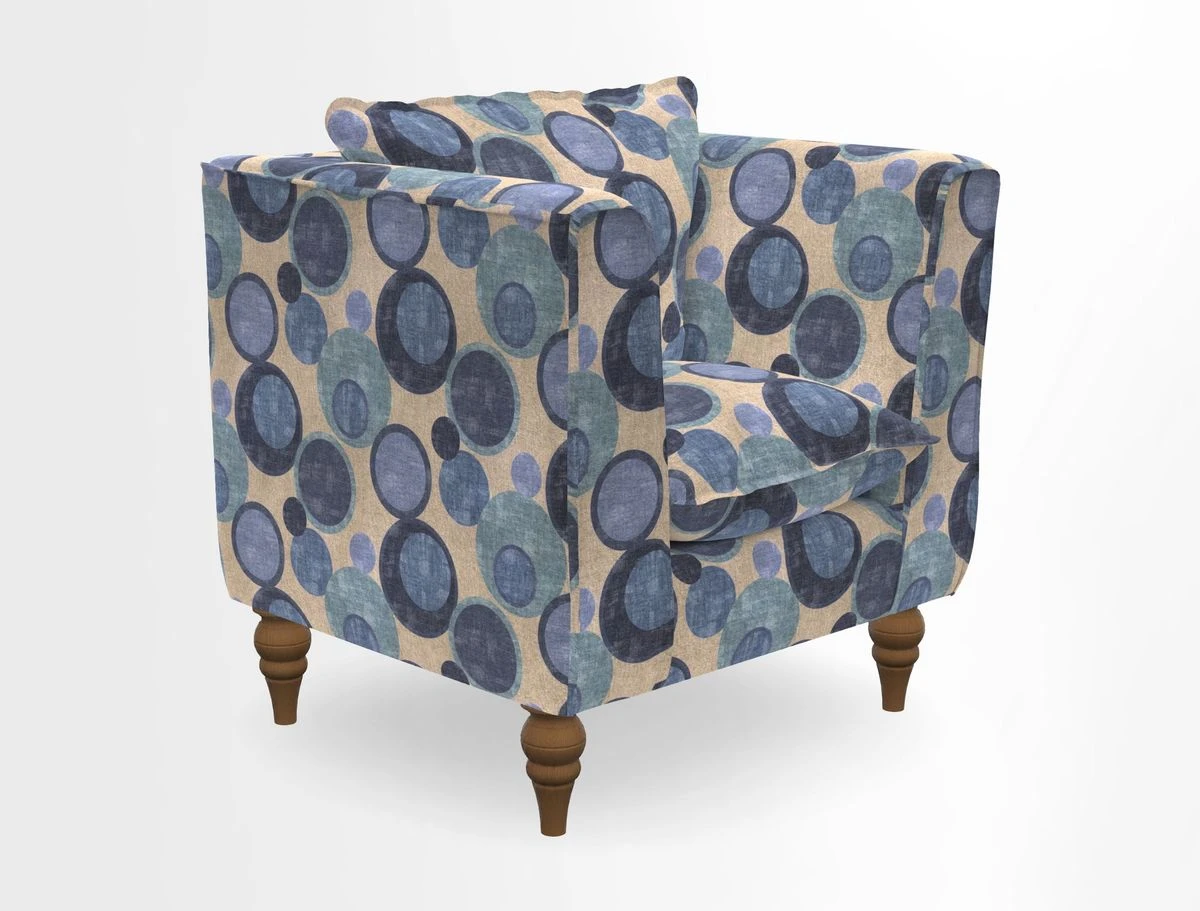 Aysgarth Chair in Two Tone Plain Biscuit