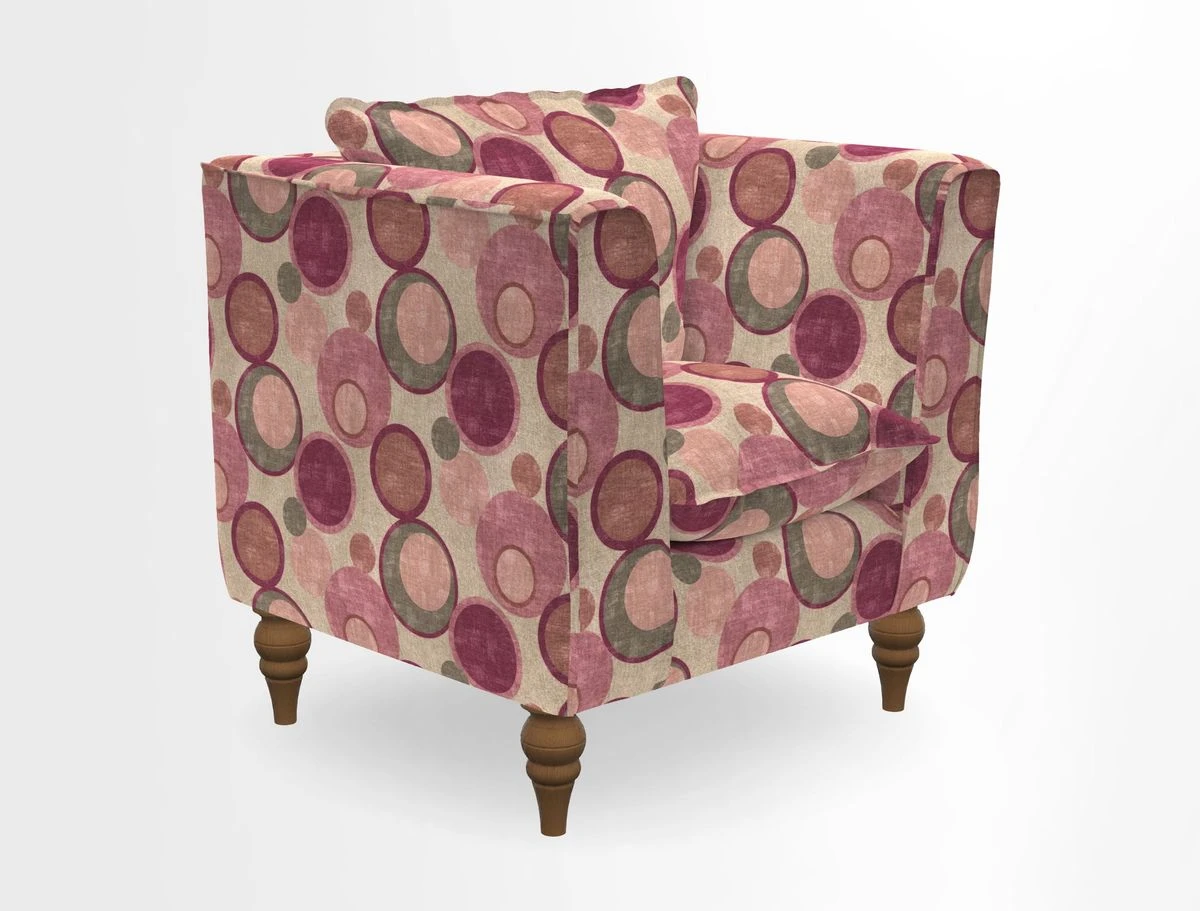 Aysgarth Chair in Two Tone Plain Biscuit