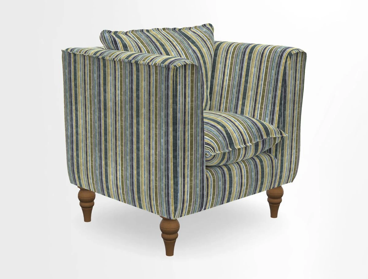 Aysgarth Chair in Two Tone Plain Biscuit