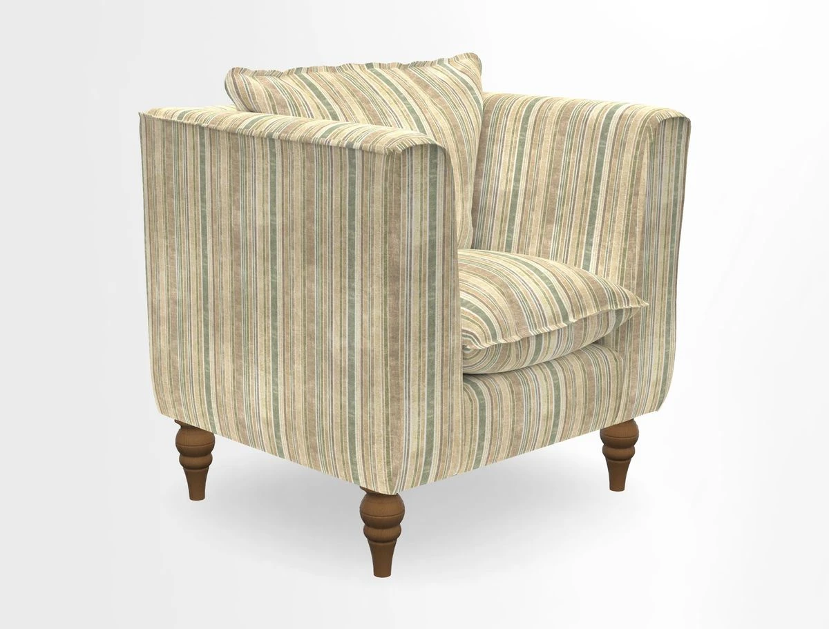Aysgarth Chair in Two Tone Plain Biscuit