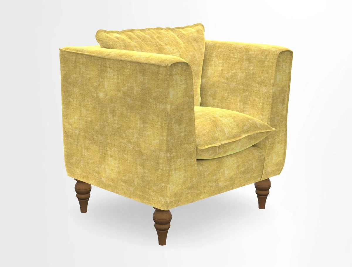 Aysgarth Chair in Two Tone Plain Biscuit