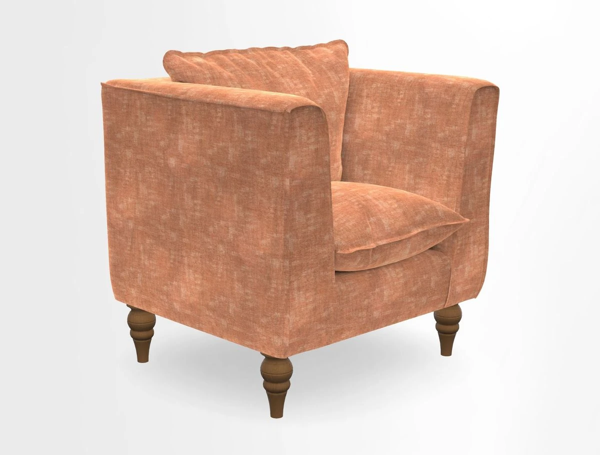 Aysgarth Chair in Two Tone Plain Biscuit