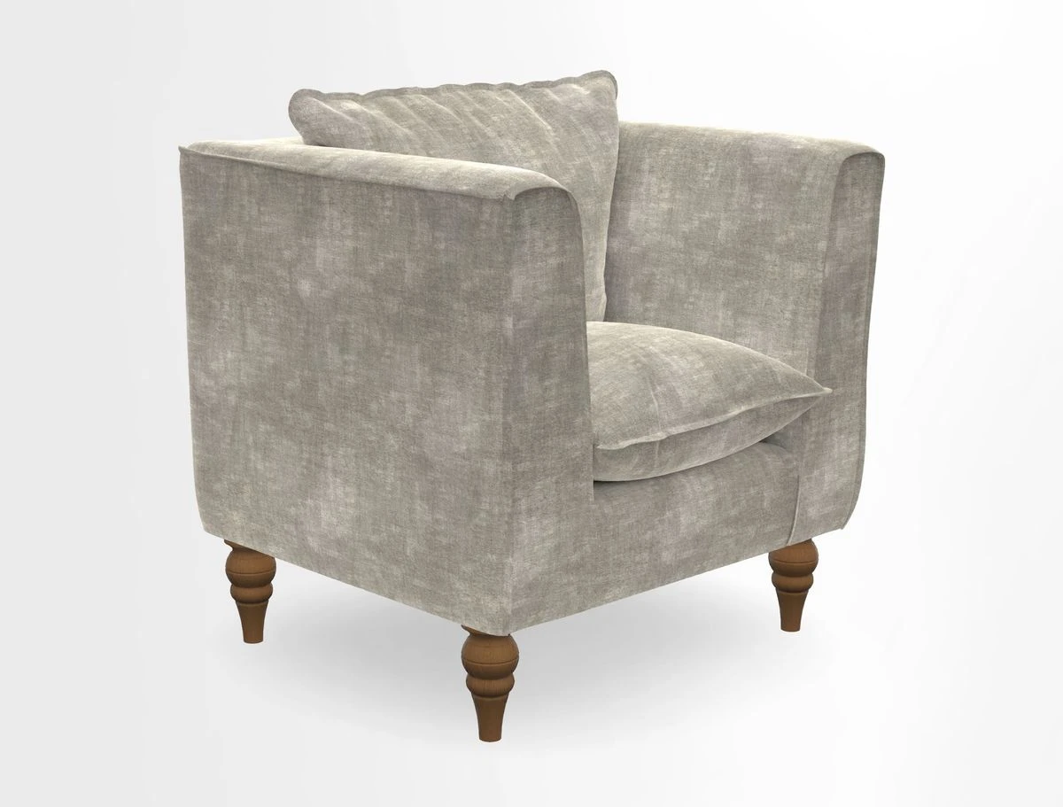 Aysgarth Chair in Two Tone Plain Biscuit