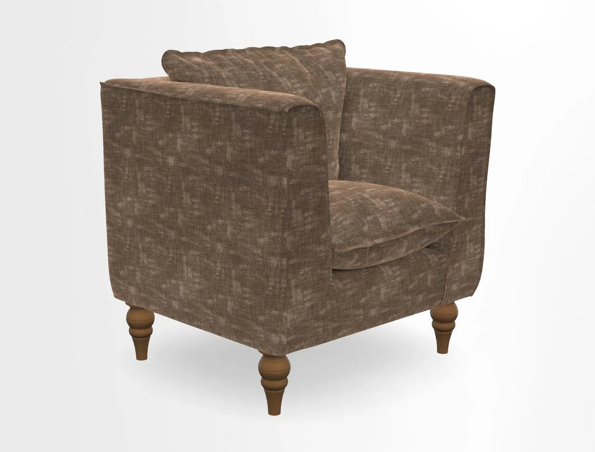 Aysgarth Chair in Two Tone Plain Biscuit
