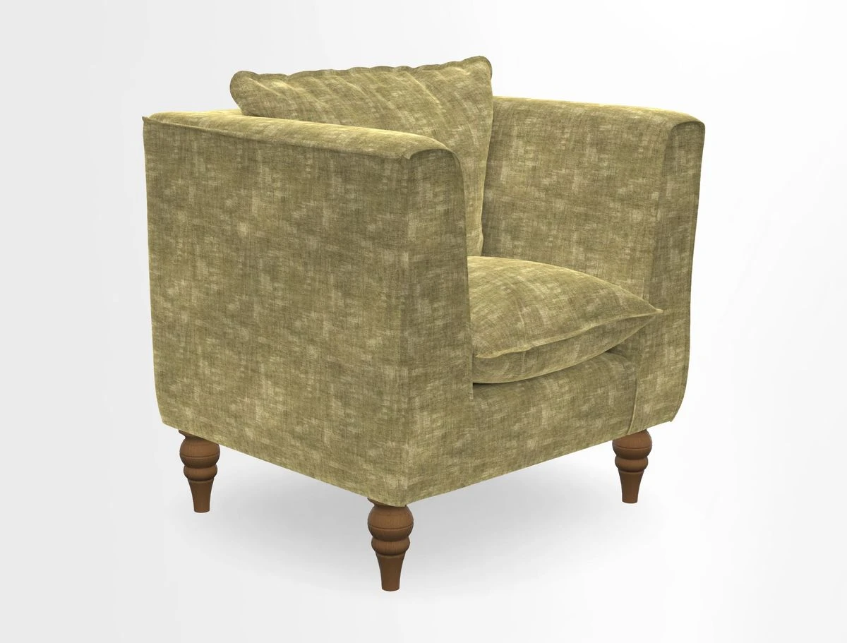Aysgarth Chair in Two Tone Plain Biscuit