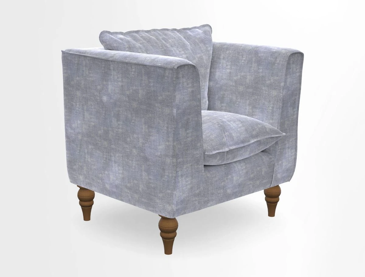Aysgarth Chair in Two Tone Plain Biscuit