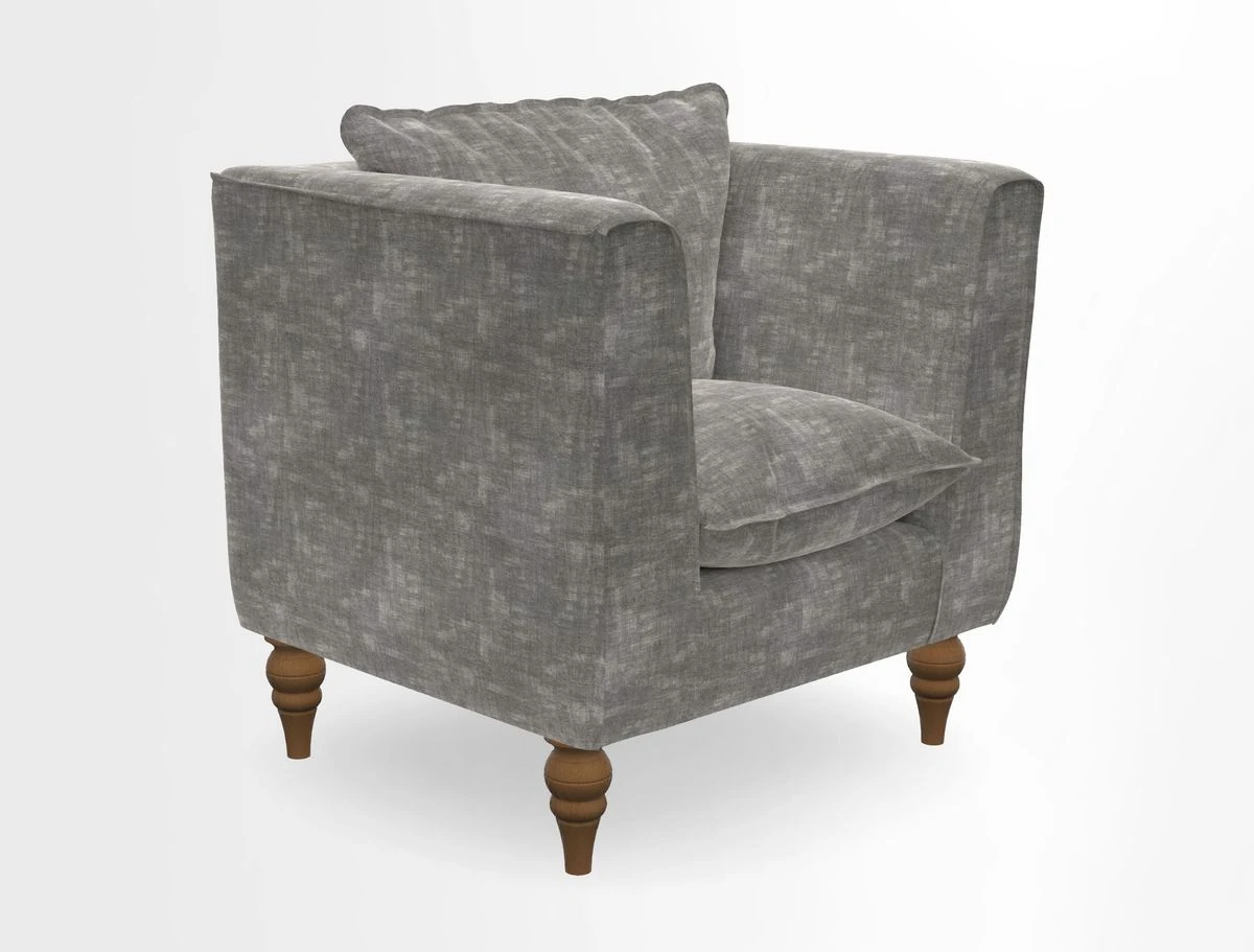 Aysgarth Chair in Two Tone Plain Biscuit