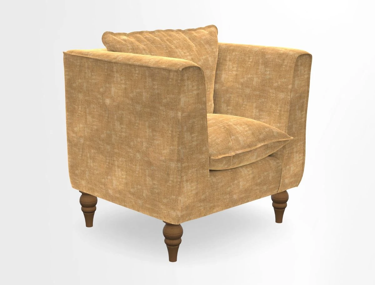 Aysgarth Chair in Two Tone Plain Biscuit