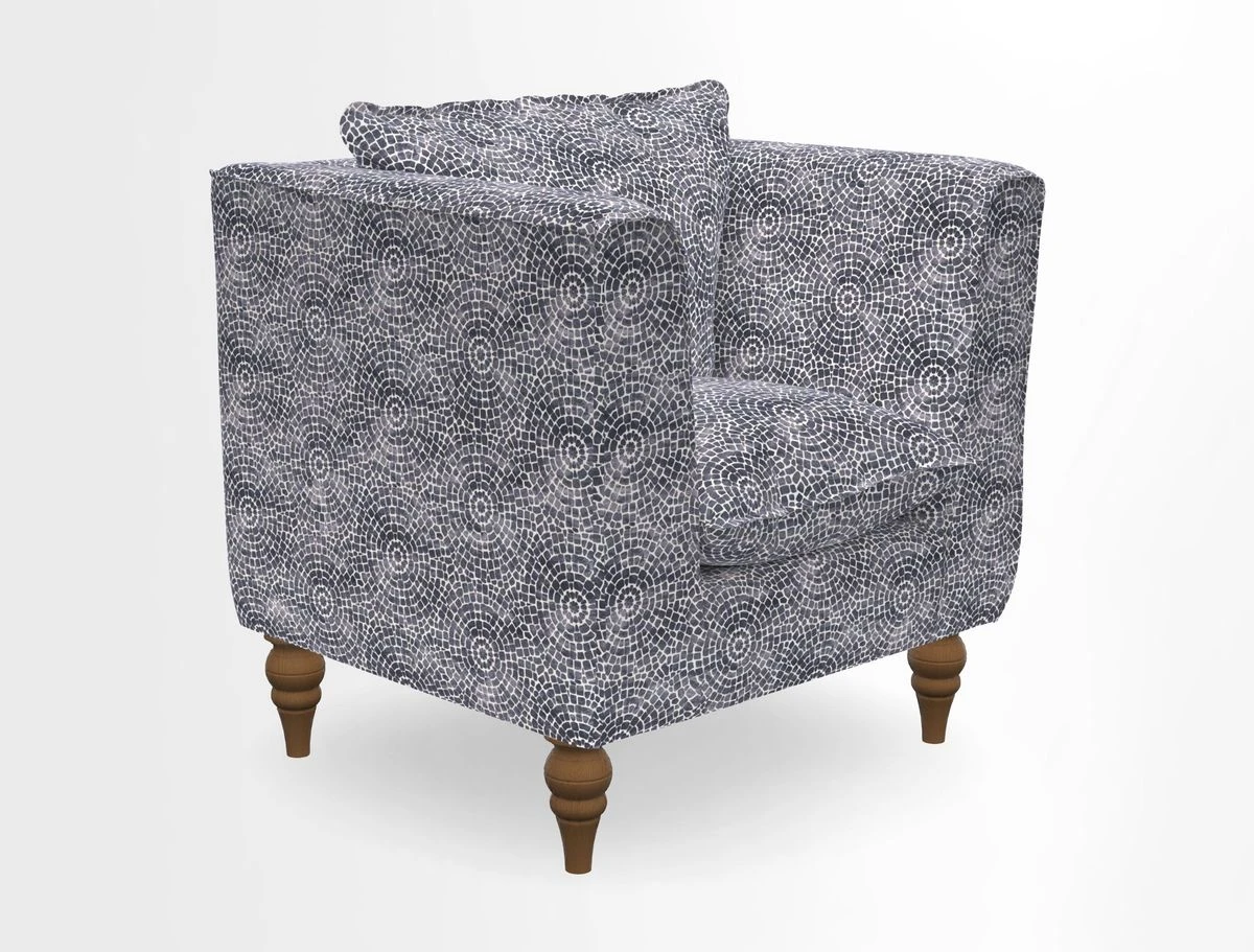 Aysgarth Chair in Two Tone Plain Biscuit