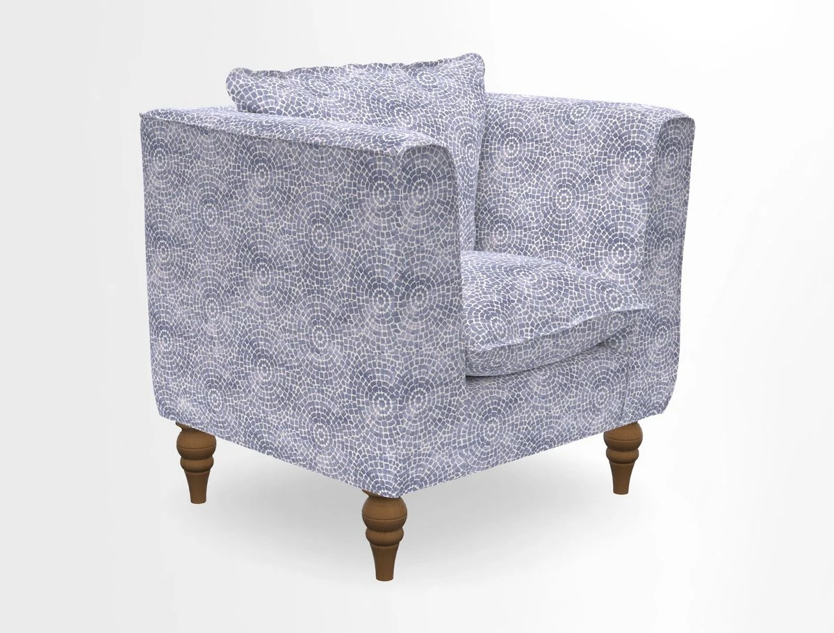 Aysgarth Chair in Two Tone Plain Biscuit
