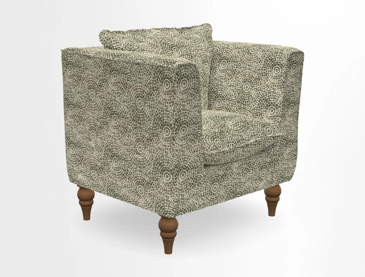 Aysgarth Chair in Two Tone Plain Biscuit