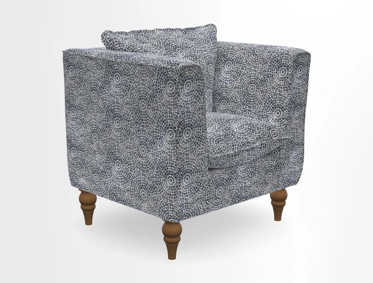 Aysgarth Chair in Two Tone Plain Biscuit