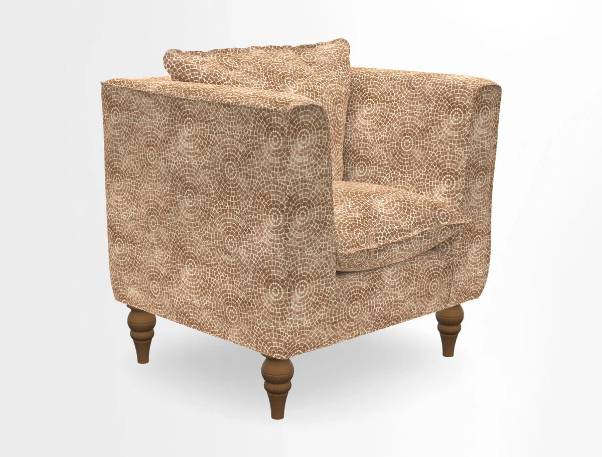 Aysgarth Chair in Two Tone Plain Biscuit