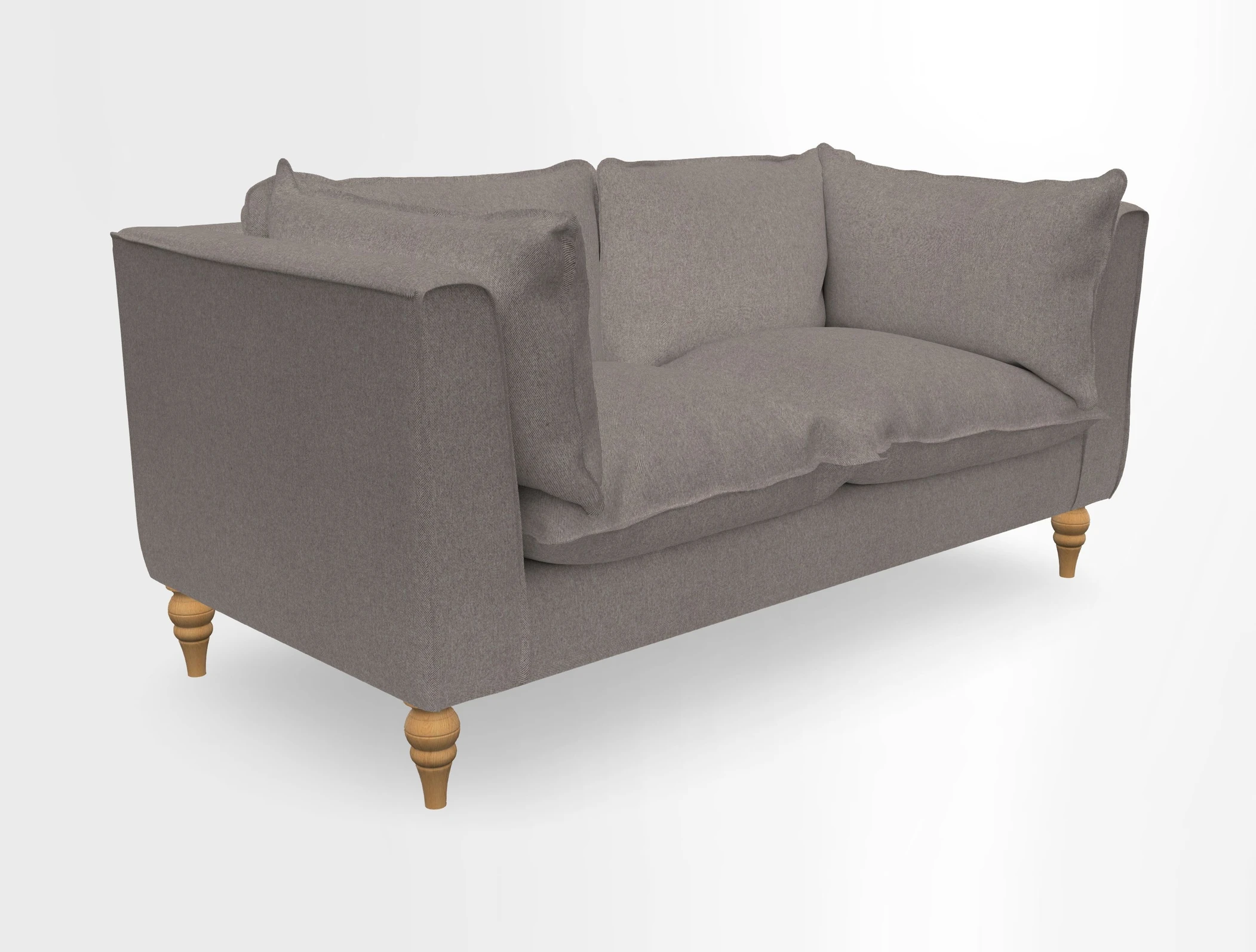 Aysgarth 3 Seater Sofa in Furrow Stripe Broad and Furrow Stripe Narrow Sunflower