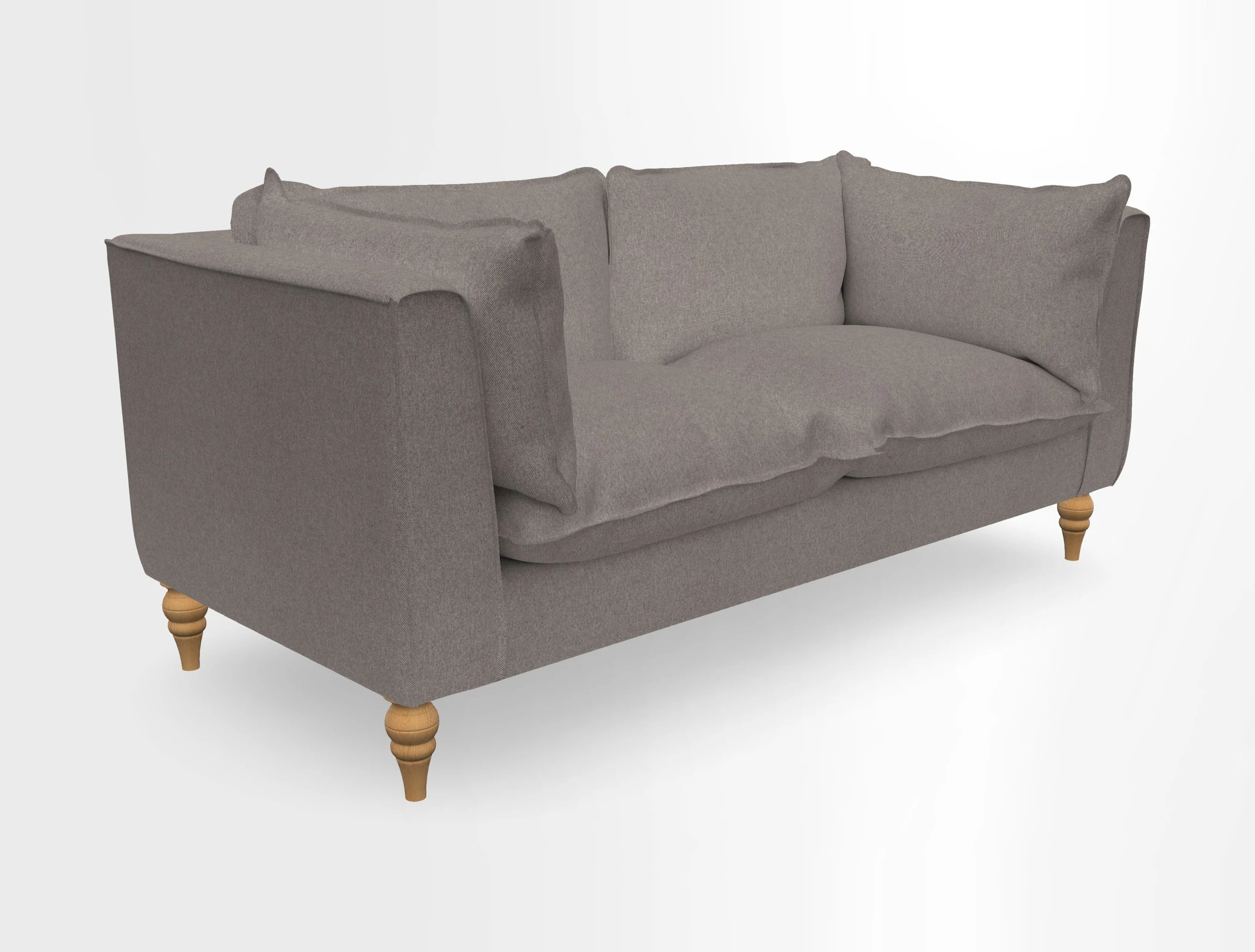 Aysgarth 3 Seater Sofa in Furrow Stripe Broad and Furrow Stripe Narrow Sunflower