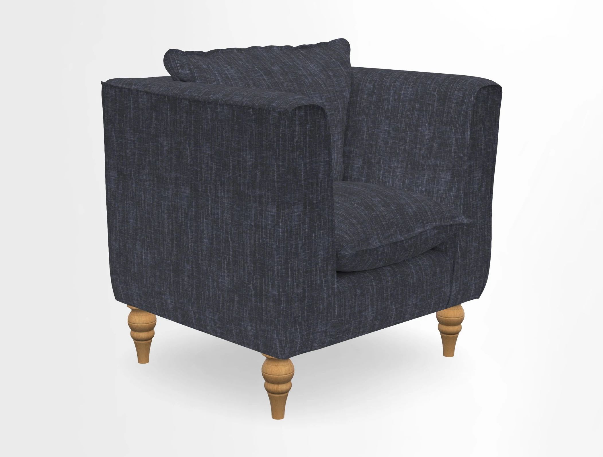 Aysgarth Chair in Two Tone Plain Biscuit