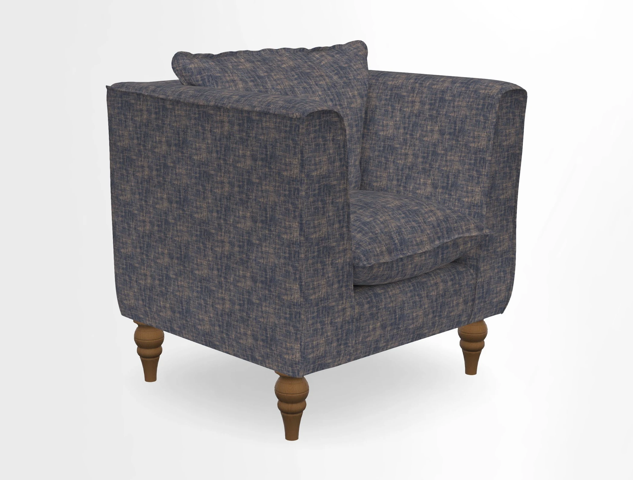 Aysgarth Chair in Two Tone Plain Biscuit