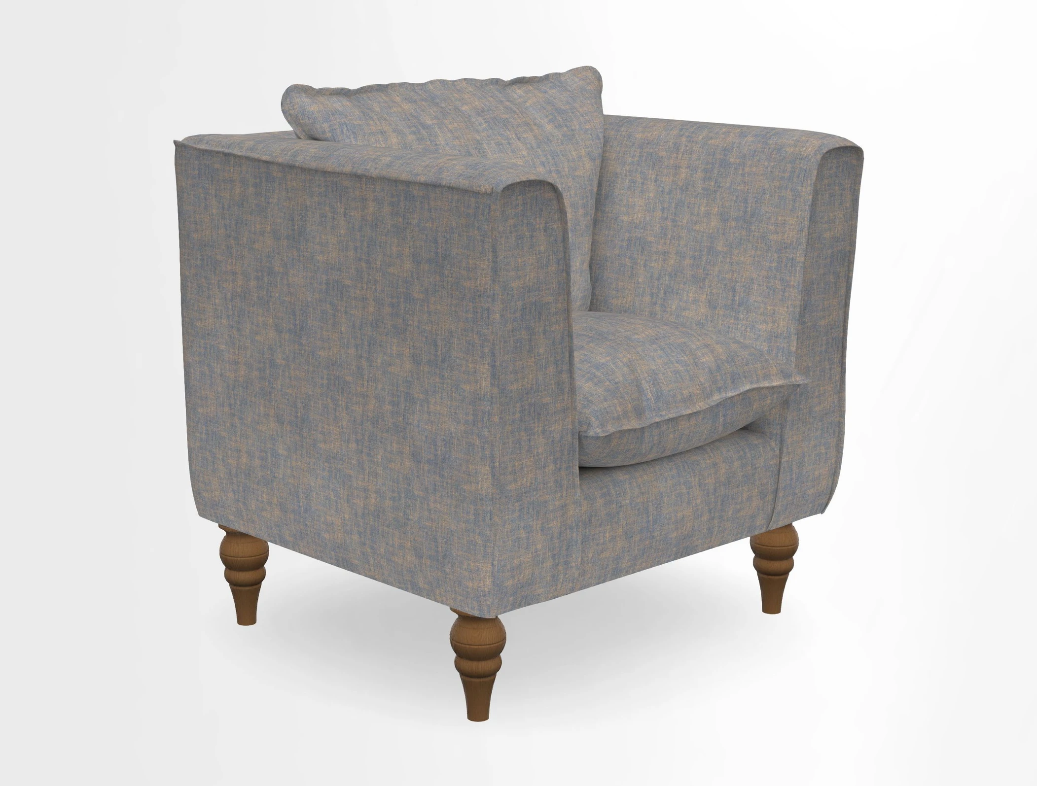 Aysgarth Chair in Two Tone Plain Biscuit