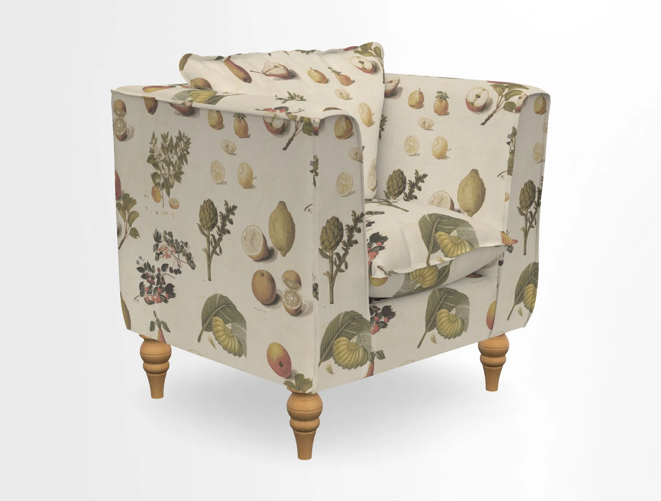 Aysgarth Chair in Two Tone Plain Biscuit