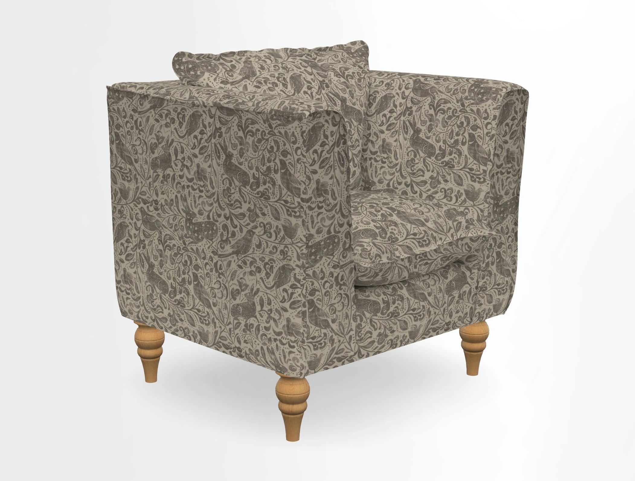 Aysgarth Chair in Two Tone Plain Biscuit