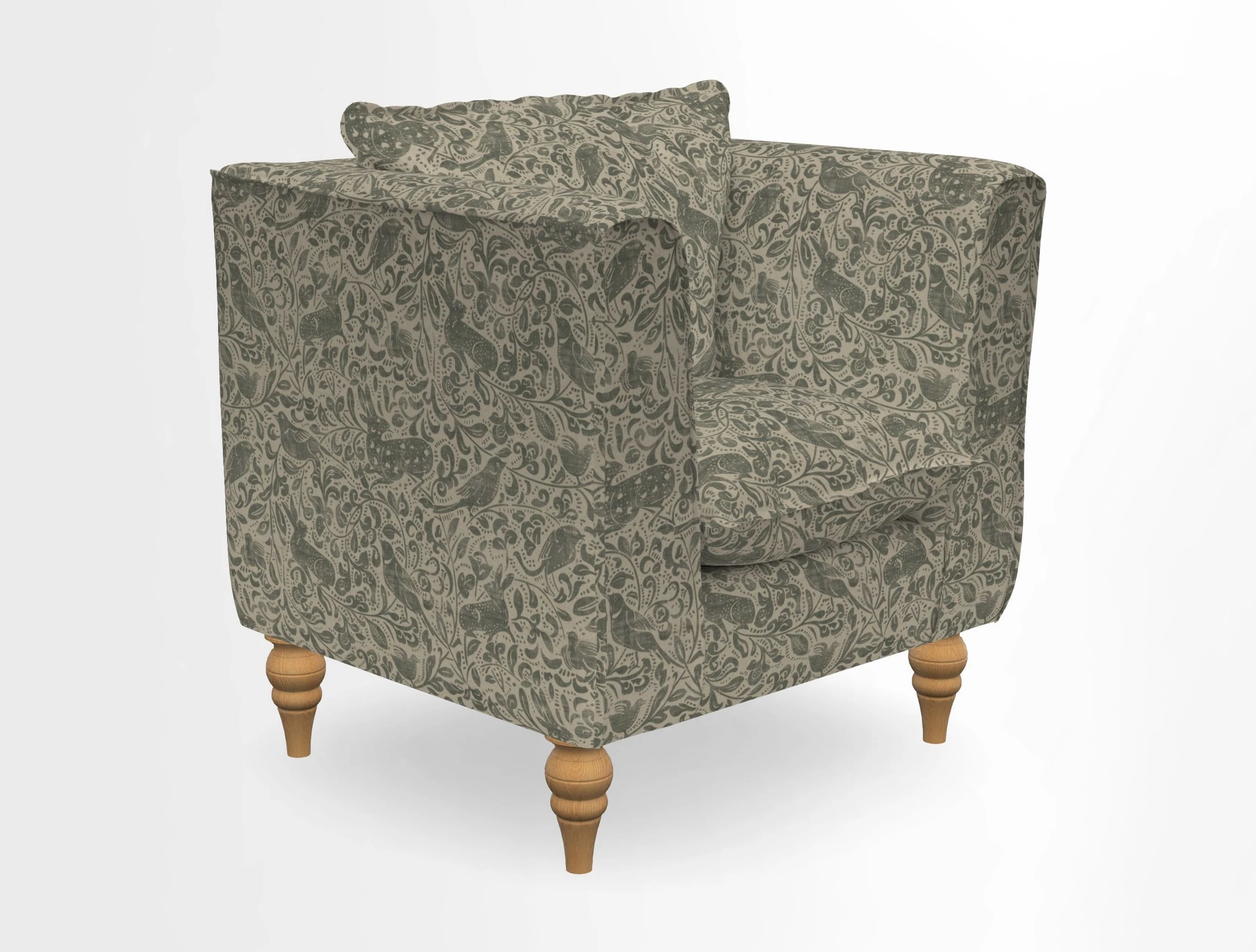 Aysgarth Chair in Two Tone Plain Biscuit