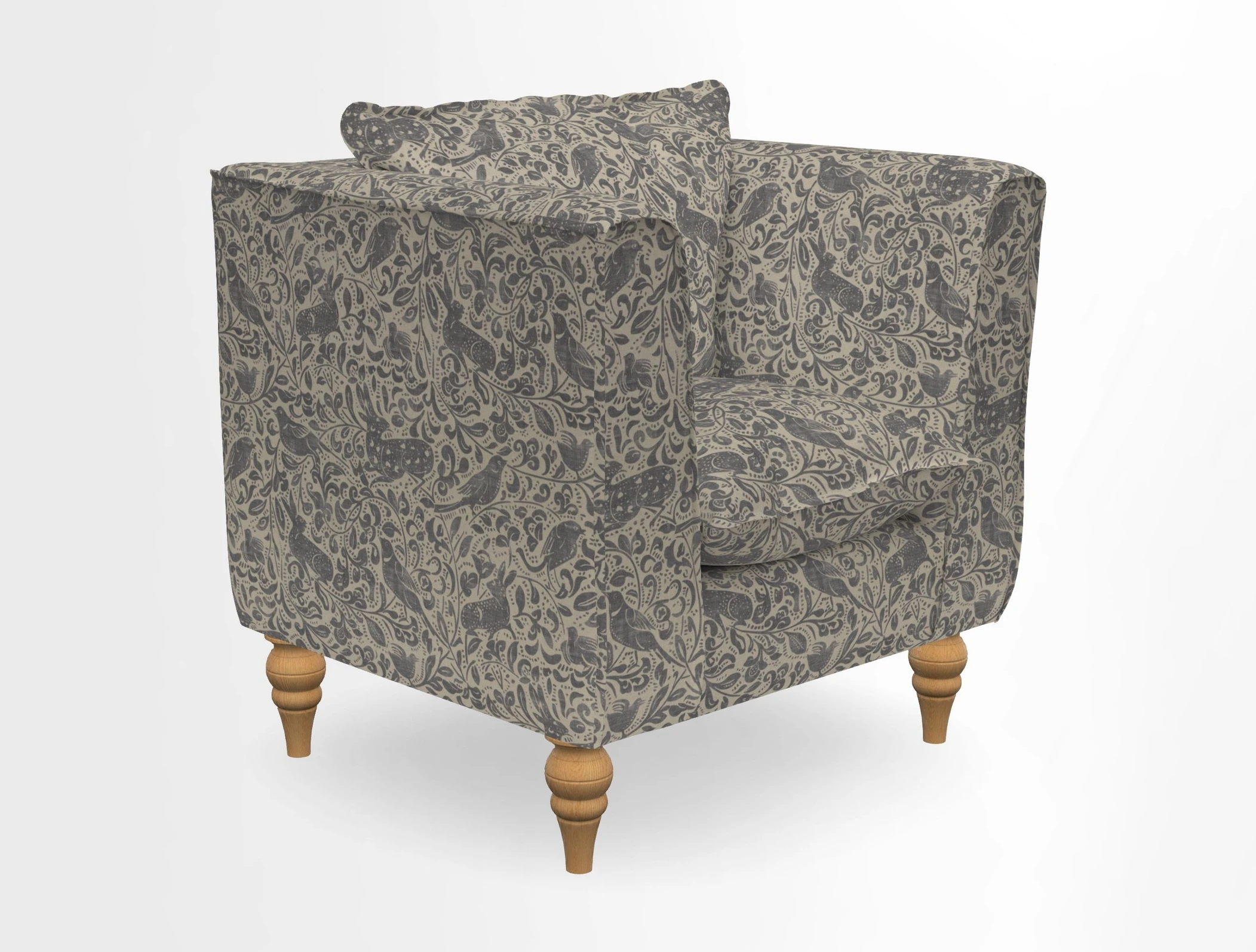 Aysgarth Chair in Two Tone Plain Biscuit