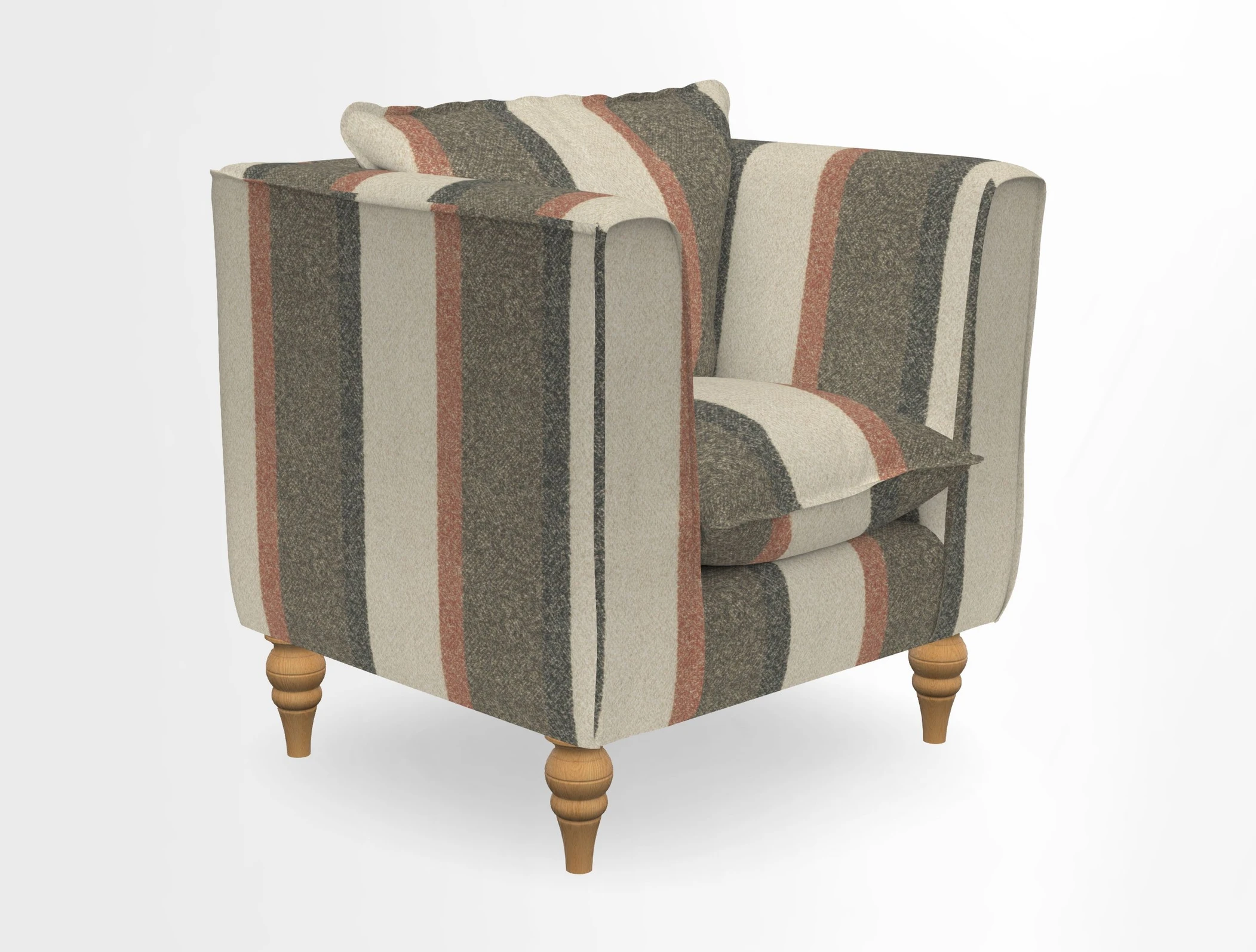 Aysgarth Chair in Two Tone Plain Biscuit