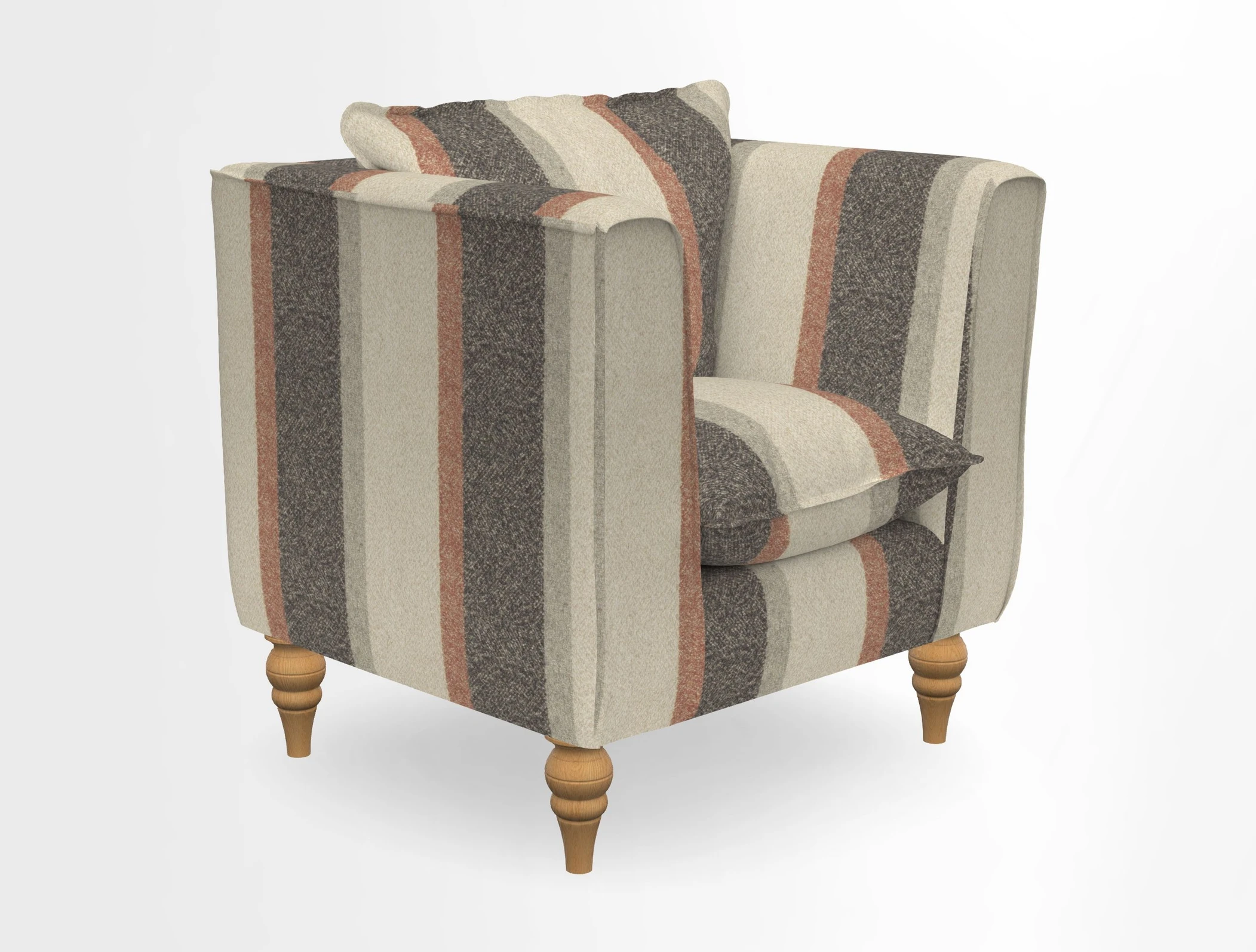 Aysgarth Chair in Two Tone Plain Biscuit