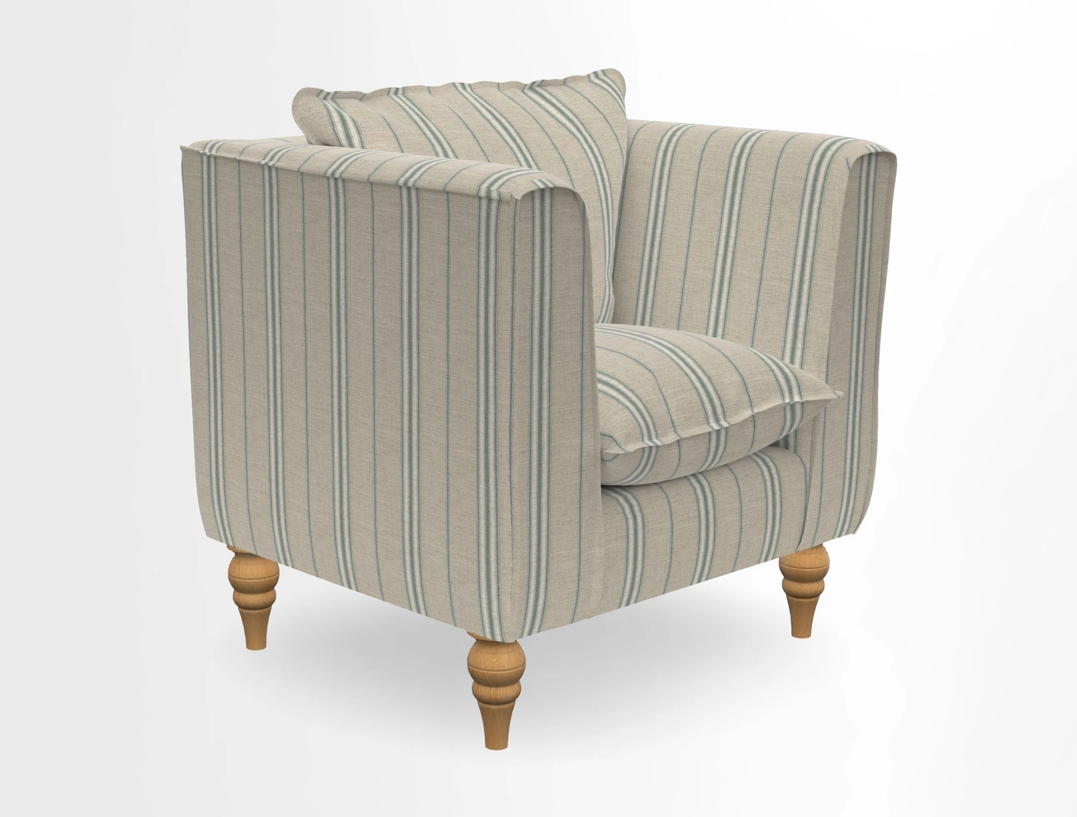 Aysgarth Chair in Two Tone Plain Biscuit