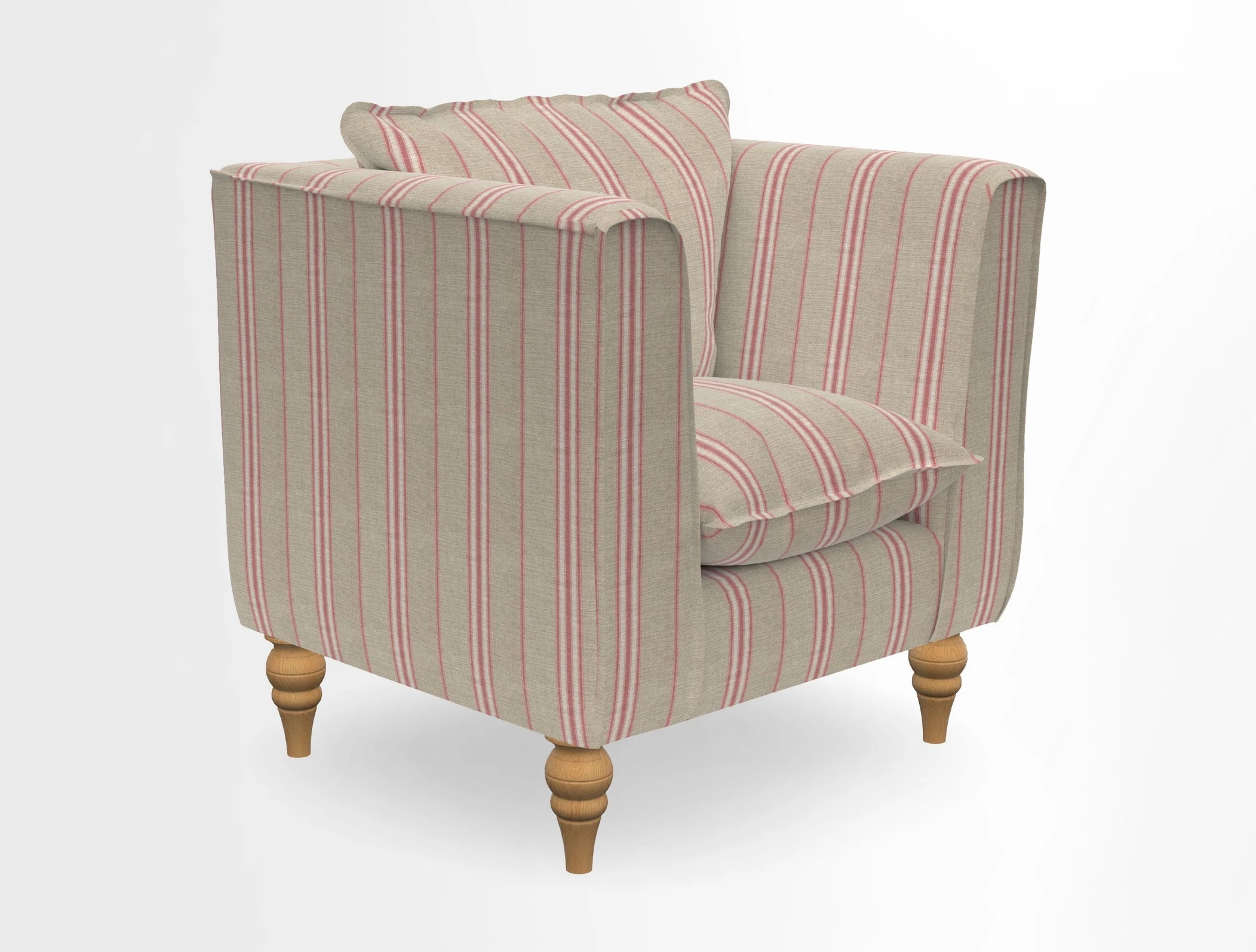 Aysgarth Chair in Two Tone Plain Biscuit